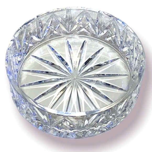 Vtg waterford crystal wine bottle coaster - Picture 4 of 4